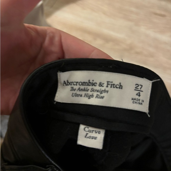Abercrombie leather pants - Picture 3 of 3